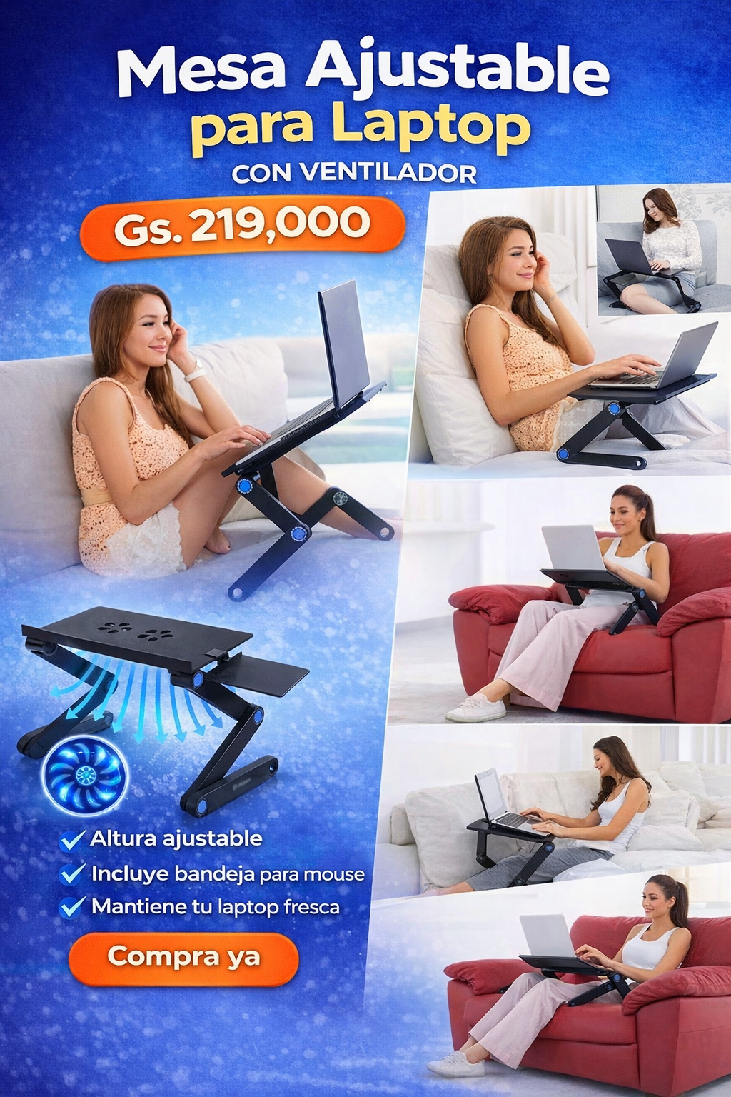 Mesa Ajustable Para Laptop